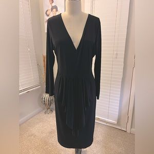 Black tummy camouflage dress